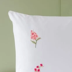 Rosetta Floral Embroidery Duvet Cover & Pillowcase Set -Dunelm Shop 30897887 alt08