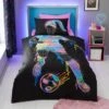 Football Graphic Girl Single Duvet Cover And Pillowcase Set 2 Football Graphic Girl Single Duvet Cover And Pillowcase Set -Dunelm Shop 30898210