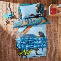 Age Of Dinosaurs Duvet Cover And Pillowcase Set 24 Age Of Dinosaurs Duvet Cover And Pillowcase Set -Dunelm Shop 30898253 alt01