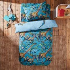 Age Of Dinosaurs Duvet Cover And Pillowcase Set 25 Age Of Dinosaurs Duvet Cover And Pillowcase Set -Dunelm Shop 30898253 alt02