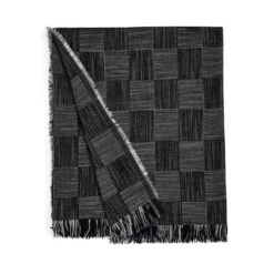Luxe Checkerboard Throw 130x180cm -Dunelm Shop 30898328 alt03