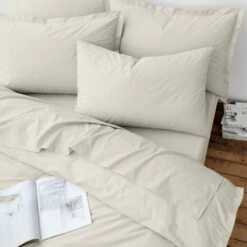 Organic Cotton Flat Sheet 38 Organic Cotton Flat Sheet -Dunelm Shop 30899507 alt02
