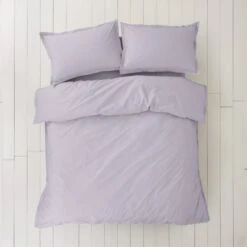 100% Organic Cotton Duvet Cover And Pillowcase Set 25 100% Organic Cotton Duvet Cover And Pillowcase Set -Dunelm Shop 30899617 alt03