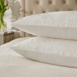 Dorma Luxe Wisteria Ivory Duvet Cover And Pillowcase Set 26 Dorma Luxe Wisteria Ivory Duvet Cover And Pillowcase Set -Dunelm Shop 30900368 alt05