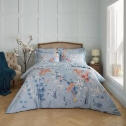 Dorma Love Bird Cotton Duvet Cover And Pillowcase Set -Dunelm Shop 30900373