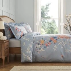 Dorma Love Bird Cotton Duvet Cover And Pillowcase Set -Dunelm Shop 30900373 alt01