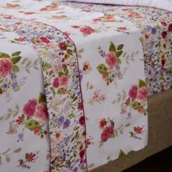 Dorma Modern Ditsy 100% Cotton Flat Sheet 33 Dorma Modern Ditsy 100% Cotton Flat Sheet -Dunelm Shop 30900511 alt03