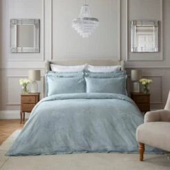 Dorma Gypsophilia Mineral Duvet Cover And Pillowcase Set -Dunelm Shop 30900528 alt02