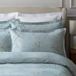 Dorma Gypsophilia Mineral Duvet Cover And Pillowcase Set -Dunelm Shop 30900560 alt01