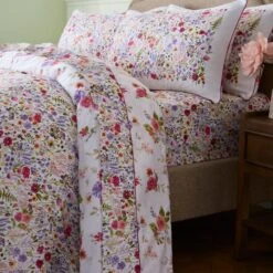 Dorma Modern Ditsy 100% Cotton Flat Sheet 24 Dorma Modern Ditsy 100% Cotton Flat Sheet -Dunelm Shop 30900578 alt02