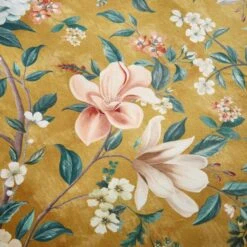 Ula Blooms Ochre Luxury Velvet Duvet Cover And Pillowcase Set 39 Ula Blooms Ochre Luxury Velvet Duvet Cover And Pillowcase Set -Dunelm Shop 30901177 alt04