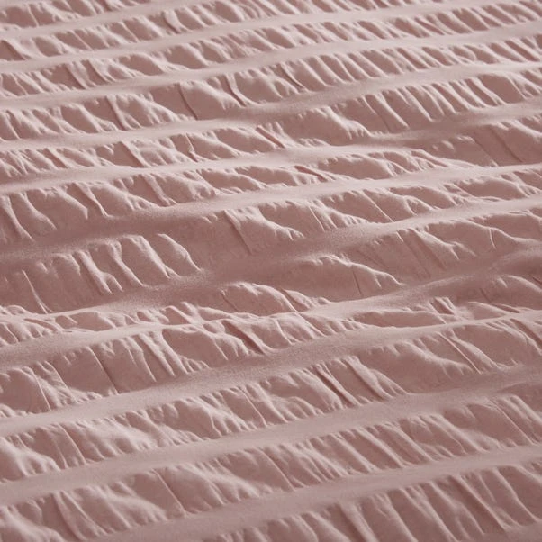 Aria Seersucker Duvet Cover And Pillowcase Set 9 Aria Seersucker Duvet Cover And Pillowcase Set - Image 7