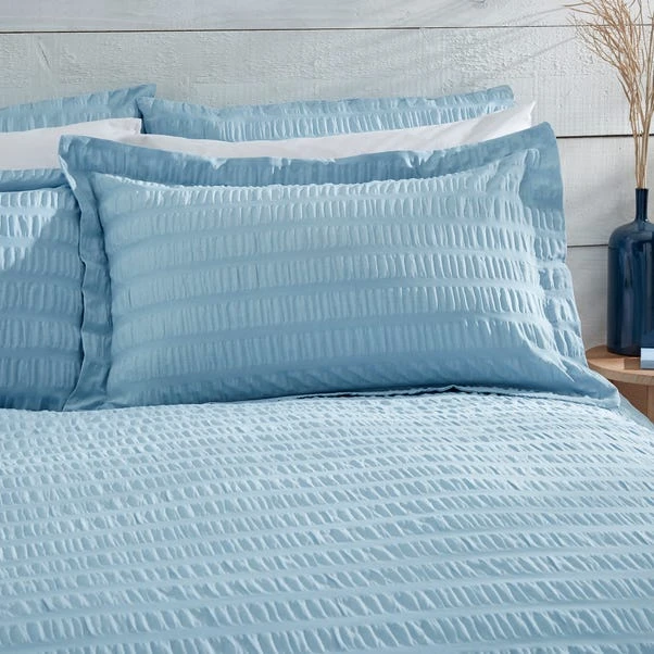 Aria Seersucker Oxford Pillowcase 7 Aria Seersucker Oxford Pillowcase - Image 5