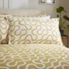 Elements Wiggins Wiggle Ochre Oxford Pillowcase -Dunelm Shop 30902456
