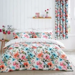 Malin Summer Blooms Oxford Pillowcase 7 Malin Summer Blooms Oxford Pillowcase -Dunelm Shop 30902473 alt01