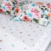 Malin Stem Blooms 100% Cotton Fitted Sheet 1 Malin Stem Blooms 100% Cotton Fitted Sheet -Dunelm Shop 30902501