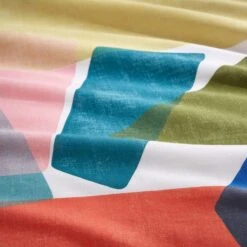 Elements Abstract Blocks Multicoloured Cotton Duvet Cover And Pillowcase Set 24 Elements Abstract Blocks Multicoloured Cotton Duvet Cover And Pillowcase Set -Dunelm Shop 30903850 alt04