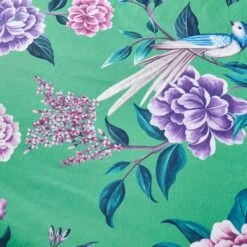 Milanna Blooms Green Duvet Cover And Pillowcase Set -Dunelm Shop 30904200 alt04