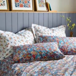 Avie Ditsy Floral Blue Duvet Cover And Pillowcase Set 28 Avie Ditsy Floral Blue Duvet Cover And Pillowcase Set -Dunelm Shop 30904241 alt06