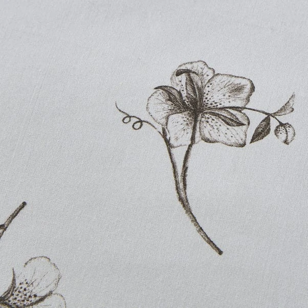 Bridget Etched Floral Natural Duvet Cover And Pillowcase Set 8 Bridget Etched Floral Natural Duvet Cover And Pillowcase Set - Image 6