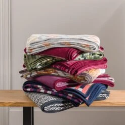 Supersoft Checked Cotton Blanket 29 Supersoft Checked Cotton Blanket -Dunelm Shop 30906212 alt09