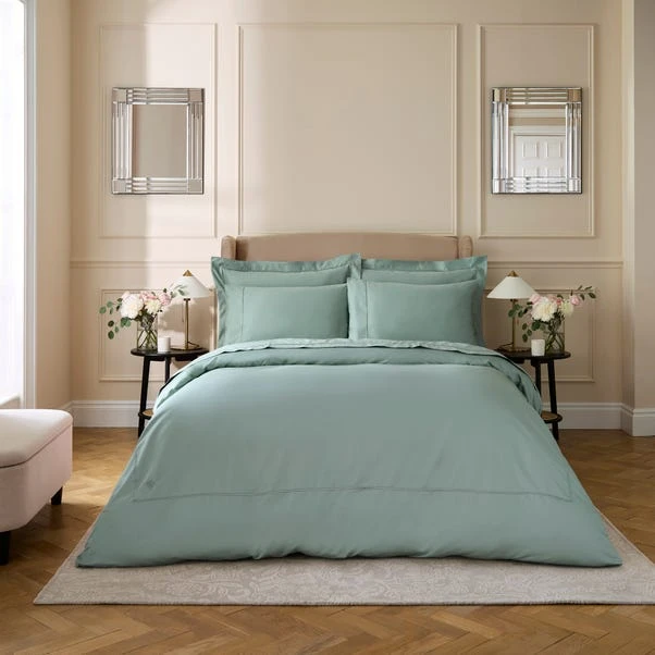 Dorma Egyptian Cotton Sateen 1000 Thread Count Oxford Pillowcase 9 Dorma Egyptian Cotton Sateen 1000 Thread Count Oxford Pillowcase - Image 7