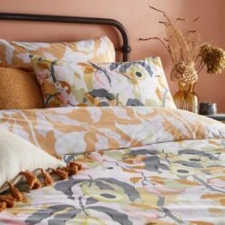Furn. Huerta Orange Duvet Cover And Pillowcase Set -Dunelm Shop 30912322 alt04