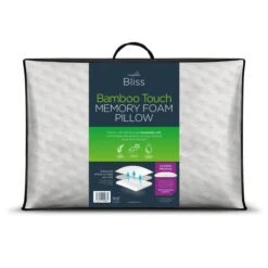 Snuggledown Bliss Traditional Bamboo Back Sleeper Pillow -Dunelm Shop 30914646 alt08