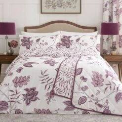 Dreams And Drapes Samira Reversible Duvet Cover And Pillowcase Set -Dunelm Shop 30916119