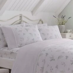 Dreams And Drapes Decorative Chloe Duvet Cover And Pillowcase Set -Dunelm Shop 30916200 alt01