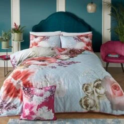 Laurence Llewelyn-Bowen Mayfair Lady 100% Cotton Duvet Cover And Pillowcase Set -Dunelm Shop 30916274 alt07