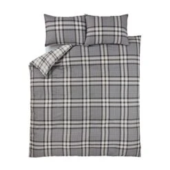 Catherine Lansfield Kelso Check Duvet Cover & Pillowcase Set 39 Catherine Lansfield Kelso Check Duvet Cover & Pillowcase Set -Dunelm Shop 30918249 alt06
