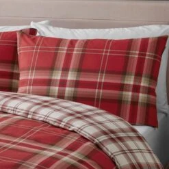 Catherine Lansfield Kelso Check Duvet Cover & Pillowcase Set 30 Catherine Lansfield Kelso Check Duvet Cover & Pillowcase Set -Dunelm Shop 30918262 alt02