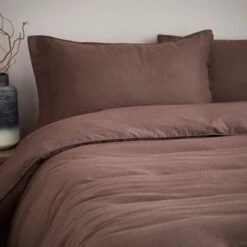 Cotton Linen Standard Pillowcase Pair -Dunelm Shop 30920261