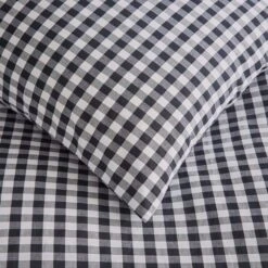 Portloe Gingham Woven Cotton Fitted Sheet -Dunelm Shop 30921098 alt04