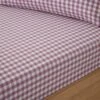 Portloe Gingham Woven Cotton Fitted Sheet -Dunelm Shop 30921112