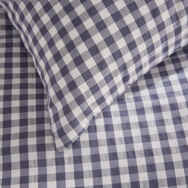 Portloe Gingham Woven Cotton Standard Pillowcase Pair 21 Portloe Gingham Woven Cotton Standard Pillowcase Pair - Image 19