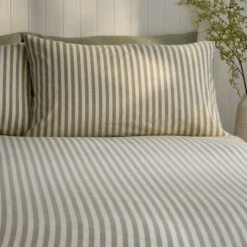 Portloe Stripe Cotton Duvet Cover & Pillowcase Set -Dunelm Shop 30922200 alt01