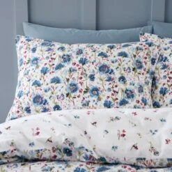 Bianca Ophelia Floral Brushed Cotton Duvet Cover And Pillowcase Set -Dunelm Shop 30925136 alt01