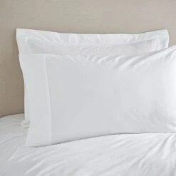 Dorma Crisp & Fresh 400 Thread Count Cotton Percale Kingsize Standard Pillowcase 25 Dorma Crisp & Fresh 400 Thread Count Cotton Percale Kingsize Standard Pillowcase -Dunelm Shop 30926450