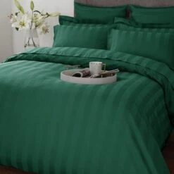 Hotel Cotton 230 Thread Count Stripe Duvet Cover 28 Hotel Cotton 230 Thread Count Stripe Duvet Cover -Dunelm Shop 30926849 alt03