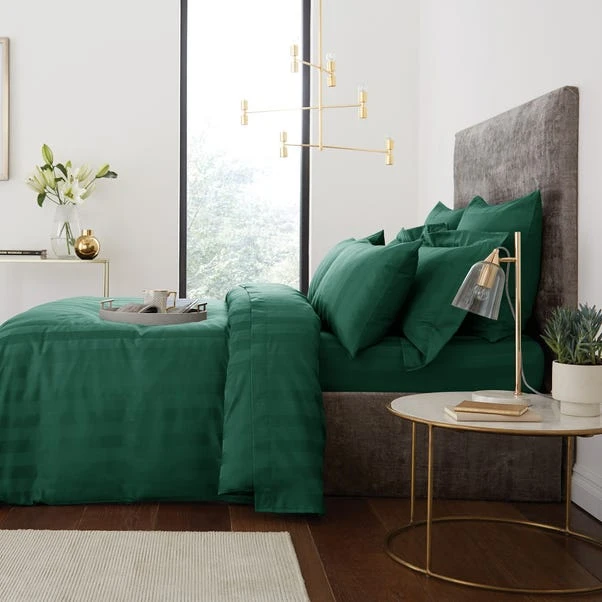 Hotel Cotton 230 Thread Count Stripe Duvet Cover 6 Hotel Cotton 230 Thread Count Stripe Duvet Cover - Image 4