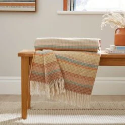 Woven Stripe Throw 130cm X 180cm