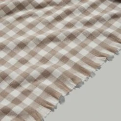 Portloe Gingham Throw 130cm X 180cm -Dunelm Shop 30927448 alt01