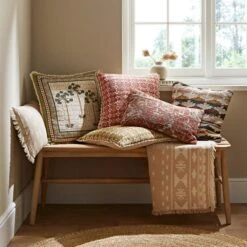 Matelasse Ikat Cotton Throw -Dunelm Shop 30927459 alt05