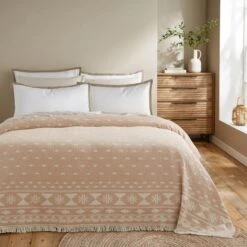 Matelasse Ikat Cotton Throw -Dunelm Shop 30927470 alt04