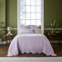 Dorma Soft Scalloped Bedspread 35 Dorma Soft Scalloped Bedspread -Dunelm Shop 30927628