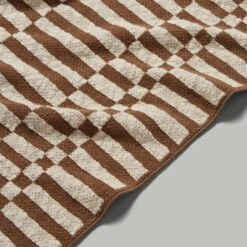 Rectangle Checkerboard Knit Throw 130cm X 180cm -Dunelm Shop 30927635 alt02