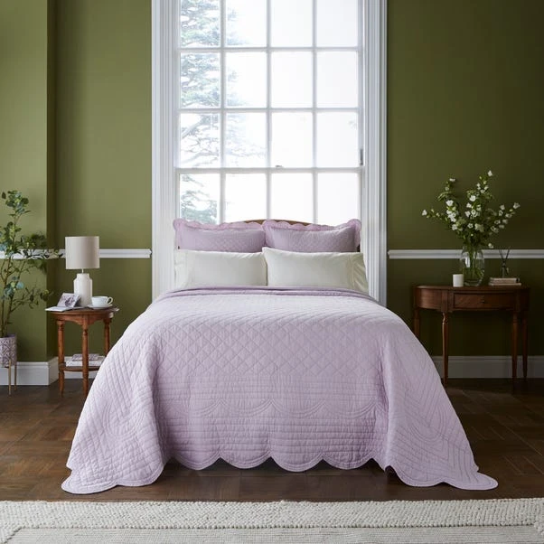 Dorma Soft Scalloped Bedspread 8 Dorma Soft Scalloped Bedspread - Image 6