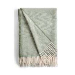 Nova Herringbone Throw 130cm X 180cm -Dunelm Shop 30928030 alt02
